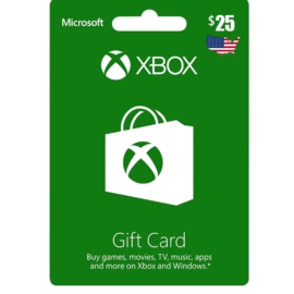 Xbox 25 USD Gift Card (United States) - Digital Key